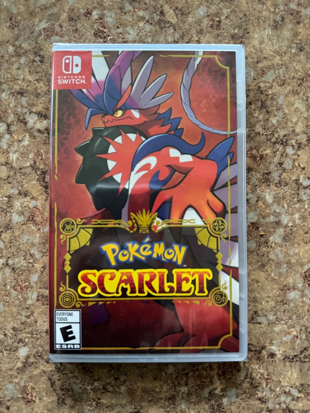 Nintendo Pokémon Scarlet - Red & Gold Cover Art NEW NEVER BEEN OPENED!!